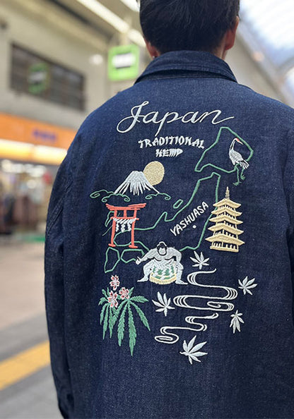 GOHEMP ゴーヘンプ | JAPAJAN / フロントジップデニムジャケット カラー:ONE WASH