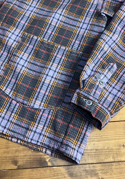 Nasngwam ナスングワム | LIVE CHECK JACKET カラー:PURPLE