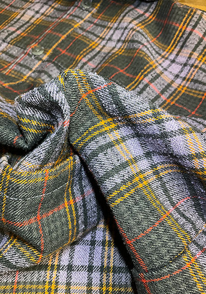 Nasngwam ナスングワム | LIVE CHECK JACKET カラー:PURPLE