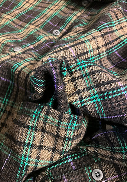 Nasngwam（ナスングワム） | LIVE CHECK JACKET カラー:GREEN