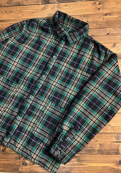 Nasngwam（ナスングワム） | LIVE CHECK JACKET カラー:GREEN