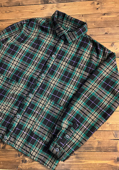 Nasngwam（ナスングワム） | LIVE CHECK JACKET カラー:GREEN