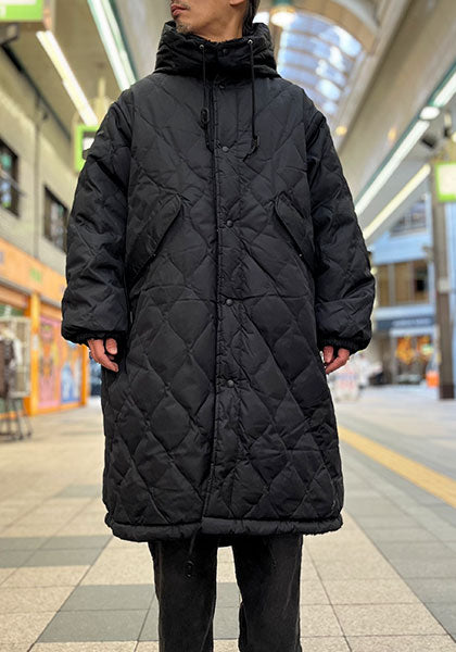 TAION 体温 リバーシブル ダウン×ボア モッズジャケット