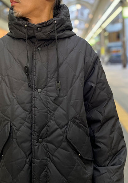 TAION 体温 リバーシブル ダウン×ボア モッズジャケット