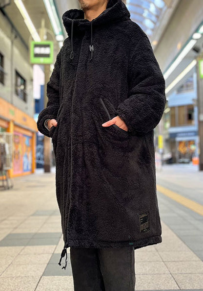 TAION 体温 リバーシブル ダウン×ボア モッズジャケット