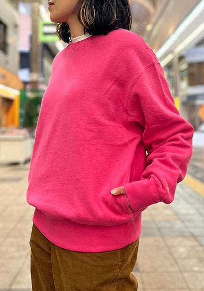 GOHEMP ゴーヘンプ | HEMP CREW SWEAT / クルースウェット カラー:HOT PINK