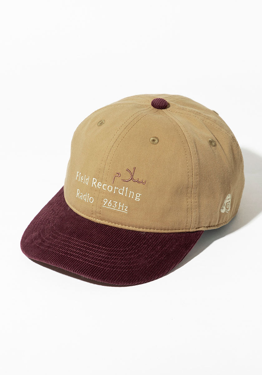 TACOMA FUJI RECORDS  |  FIELD RECORDING RADIO CAP designed by Noriteru Minezaki [BROWN x BURGUNDY]