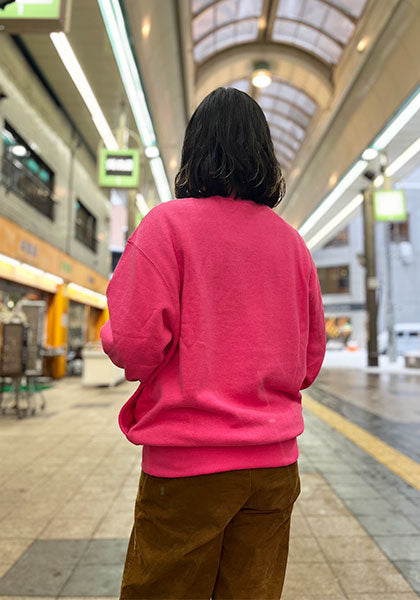 GOHEMP ゴーヘンプ | HEMP CREW SWEAT / クルースウェット カラー:HOT PINK