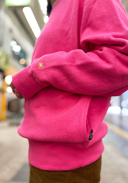 GOHEMP ゴーヘンプ | HEMP CREW SWEAT / クルースウェット カラー:HOT PINK