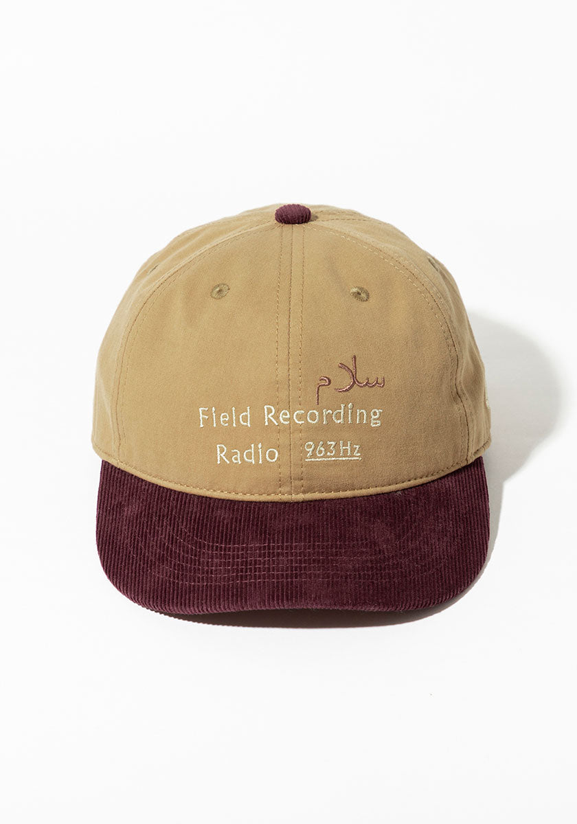 TACOMA FUJI RECORDS  |  FIELD RECORDING RADIO CAP designed by Noriteru Minezaki [BROWN x BURGUNDY]