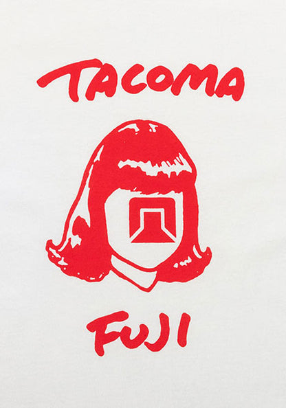 TACOMA FUJI RECORDS タコマフジレコード | TACOMA FUJI HANDWRITING LOGO Tシャツ カラー:ホワイト