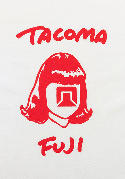 TACOMA FUJI RECORDS | TACOMA FUJI HANDWRITING LOGO T-shirt Color: White