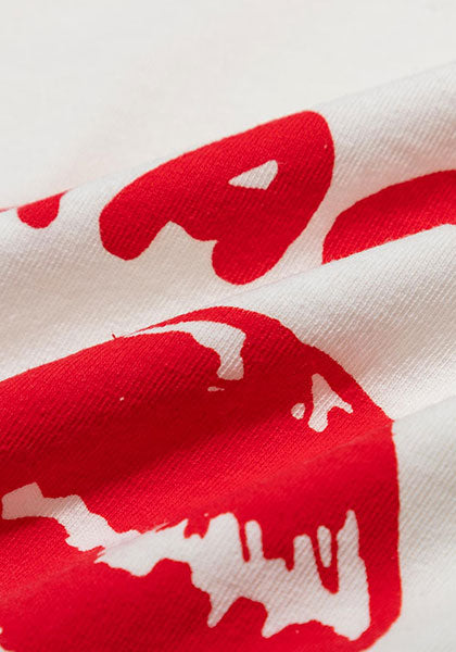 TACOMA FUJI RECORDS | TACOMA FUJI HANDWRITING LOGO T-shirt Color: White