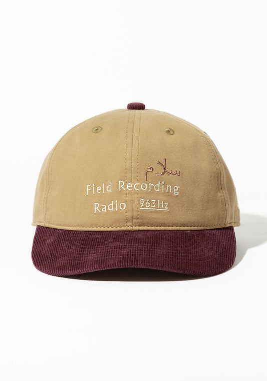 TACOMA FUJI RECORDS  |  FIELD RECORDING RADIO CAP designed by Noriteru Minezaki [BROWN x BURGUNDY]