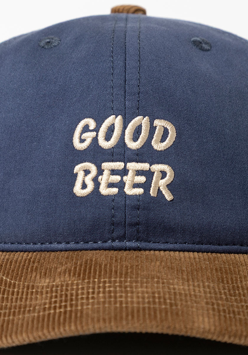 TACOMA FUJI RECORDS  | GOOD BEER CAP designed by Jerry UKAI [BLUE X BROWN]