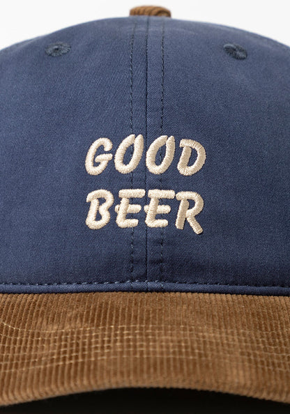 TACOMA FUJI RECORDS  | GOOD BEER CAP designed by Jerry UKAI [BLUE X BROWN]