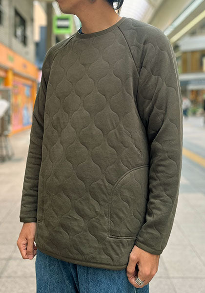 SPINNER BAIT スピナーベイト | ミリタリーキルトクルー カラー：カーキ