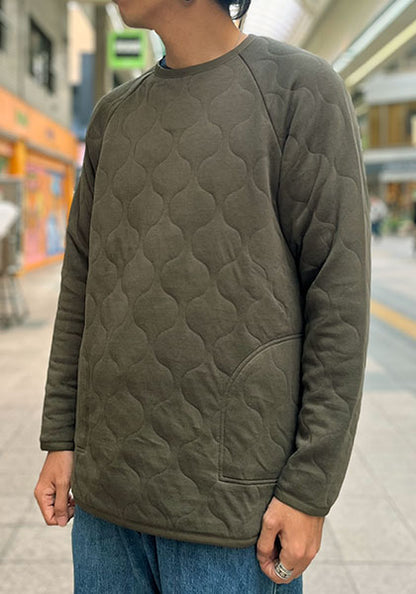 SPINNER BAIT スピナーベイト | ミリタリーキルトクルー カラー：カーキ