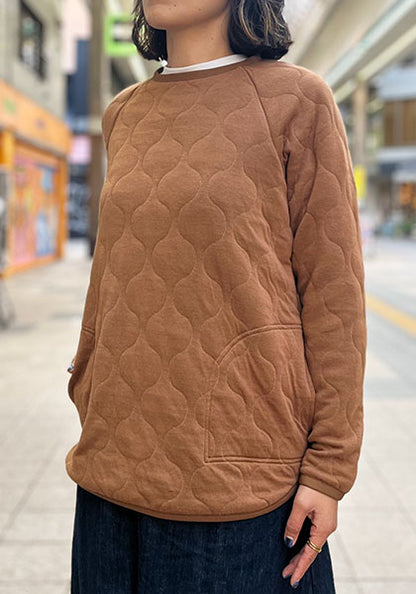 SPINNER BAIT スピナーベイト | ミリタリーキルトクルー カラー：キャメル