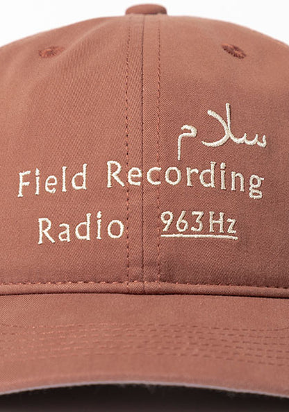 TACOMA FUJI RECORDS タコマフジレコード |  FIELD RECORDING RADIO CAP designed by Noriteru Minezaki カラー：CINNAMON