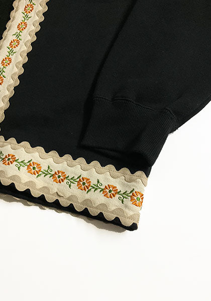 HAVE A GRATEFUL DAY ハブ ア グレイトフル デイ | NOBUTTON CARDIGAN カラー:BLACK