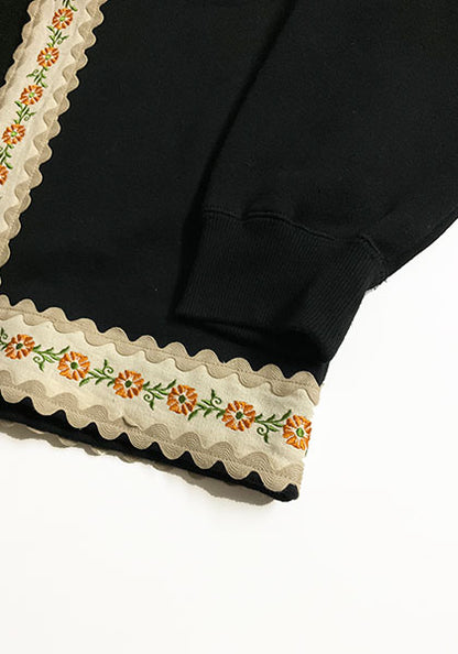 HAVE A GRATEFUL DAY ハブ ア グレイトフル デイ | NOBUTTON CARDIGAN カラー:BLACK