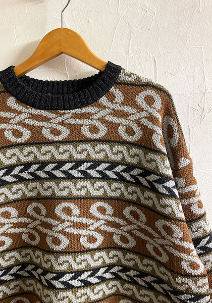 Nasngwam.(ナスングワム) | BRAID KNIT カラー:BROWN
