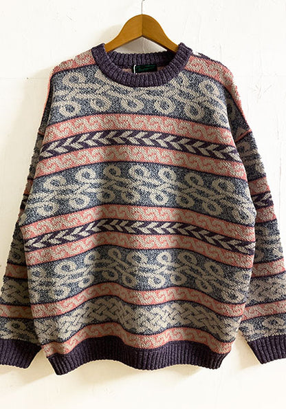 Nasngwam.(ナスングワム) | BRAID KNIT カラー:PURPLE