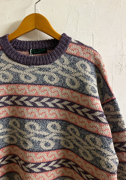 Nasngwam.(ナスングワム) | BRAID KNIT カラー:PURPLE