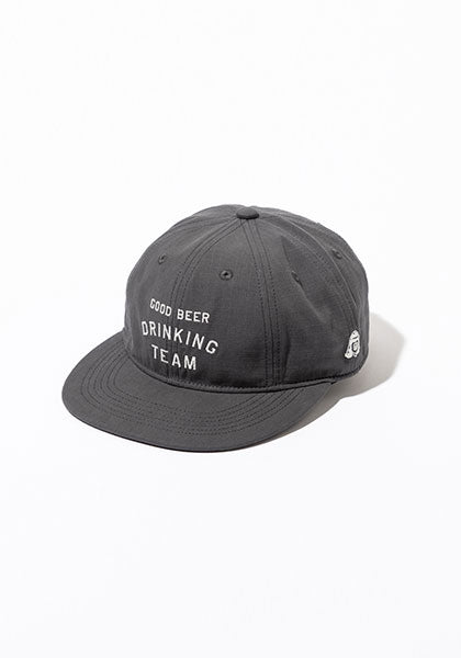 TACOMA FUJI RECORDS タコマフジレコード |  GOOD BEER DRINKING TEAM CAP designed by Shuntaro Watanabe カラー：CHARCOAL