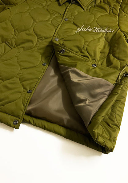 GYPSY&SONS ジプシーアンドサンズ | VMC QUILTED COACH JK / キルティングコーチジャケット カラー：オリーブグリーン