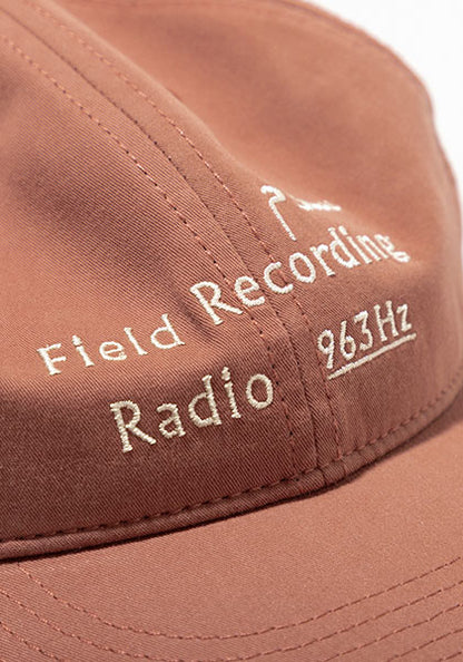 TACOMA FUJI RECORDS タコマフジレコード |  FIELD RECORDING RADIO CAP designed by Noriteru Minezaki カラー：CINNAMON
