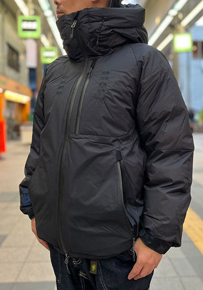 TACOMA FUJI RECORDS タコマフジレコード | NANGA AURORA TEX DOWN JACKET 藝術科学思想自然ver. カラー : BLACK