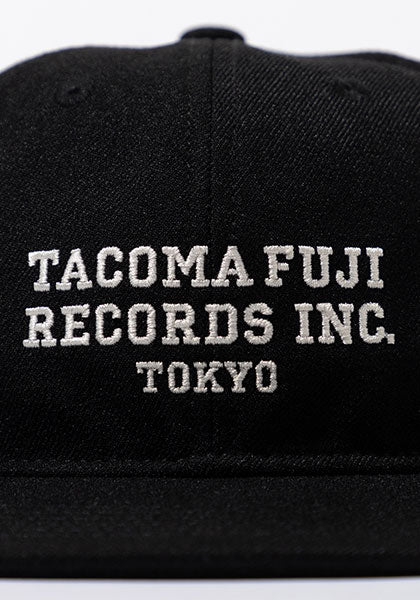 TACOMA FUJI RECORDS タコマフジレコード |  INC CAP  designed by Shuntaro Watanabe カラー：BLACK