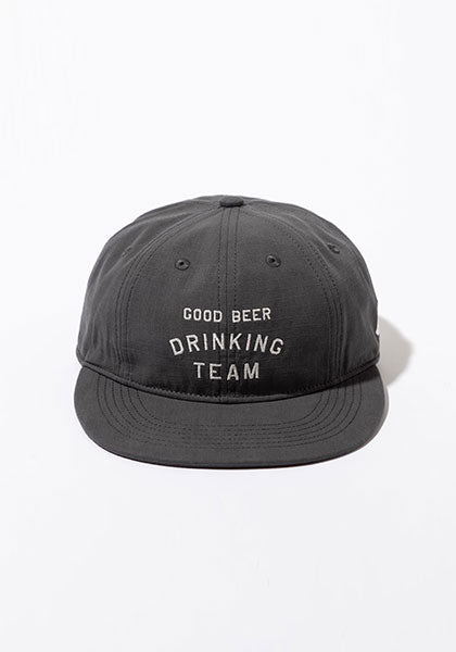 TACOMA FUJI RECORDS タコマフジレコード | GOOD BEER DRINKING TEAM CAP designed by Shuntaro Watanabe カラー:CHARCOAL