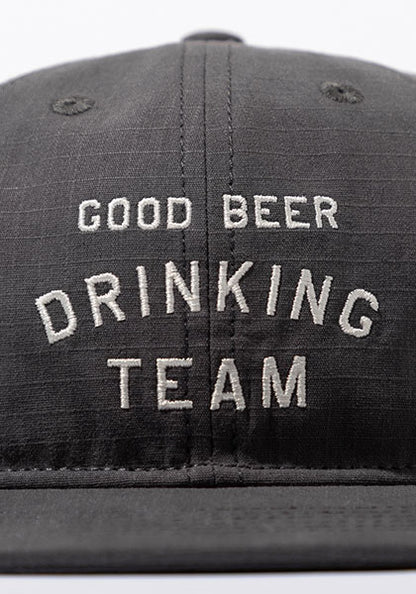 TACOMA FUJI RECORDS タコマフジレコード |  GOOD BEER DRINKING TEAM CAP designed by Shuntaro Watanabe カラー：CHARCOAL