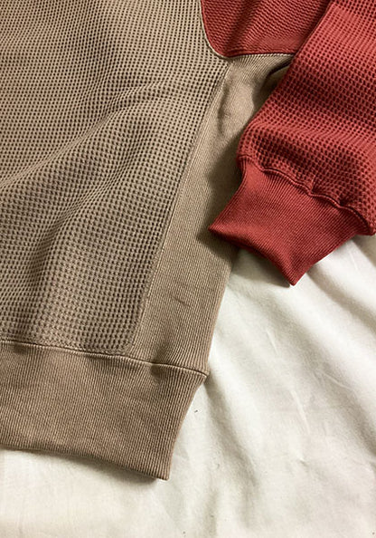 Nasngwam × IMPRESTORE | GOKU WARM FLEECE F.CREW カラー:BEIGE×RENGA