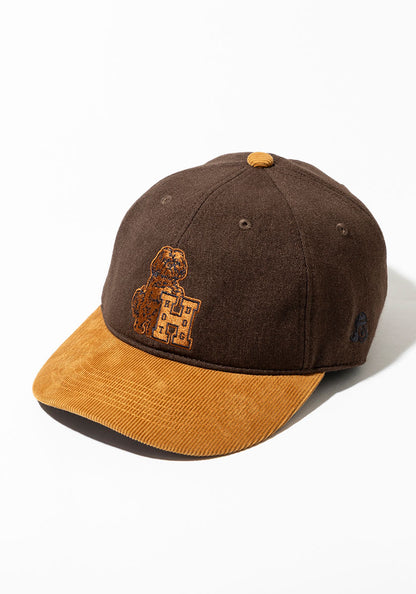 TACOMA FUJI RECORDS  | HOT DOG VNTG LOGO CAP designed by Hiroshi Iguchi [BROWN x BROWN]
