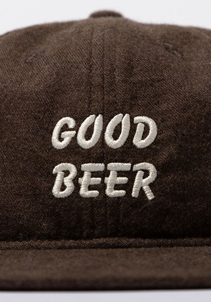 TACOMA FUJI RECORDS タコマフジレコード |  GOOD BEER CAP designed by Jerry UKAI カラー：BROWN