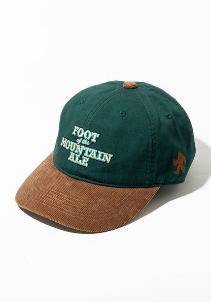 TACOMA FUJI RECORDS  | FOOT OF THE MOUNTAIN ALE LOGO CAP designed by Jerry UKAI [GREEN x BROWN]