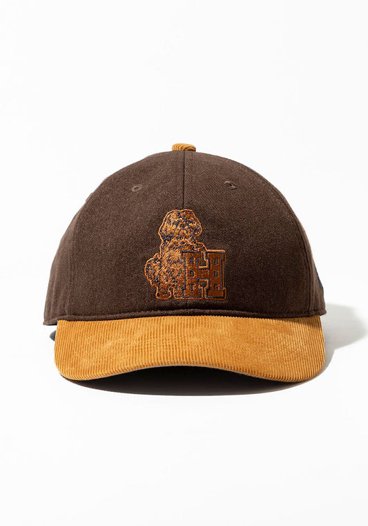 TACOMA FUJI RECORDS  | HOT DOG VNTG LOGO CAP designed by Hiroshi Iguchi [BROWN x BROWN]