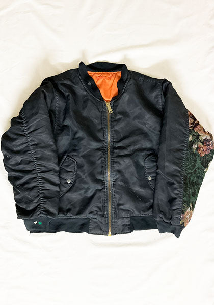 VOO ヴォー | MA-1 feat. LIF サイズ：QUEEN(M-L中間) カラー：BLACK