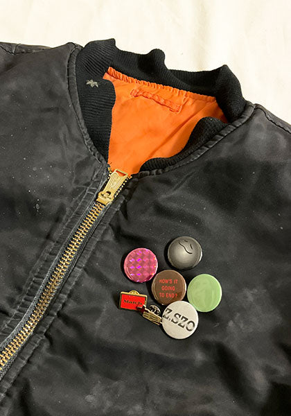 VOO ヴォー | MA-1 feat. LIF サイズ：QUEEN(M-L中間) カラー：BLACK