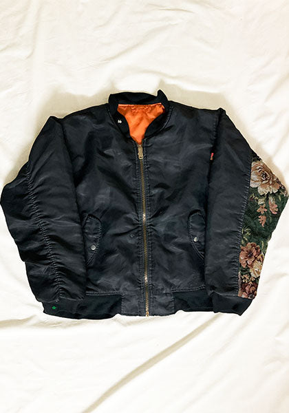 VOO ヴォー | MA-1 feat. LIF サイズ：KING(L-XL中間) カラー：BLACK