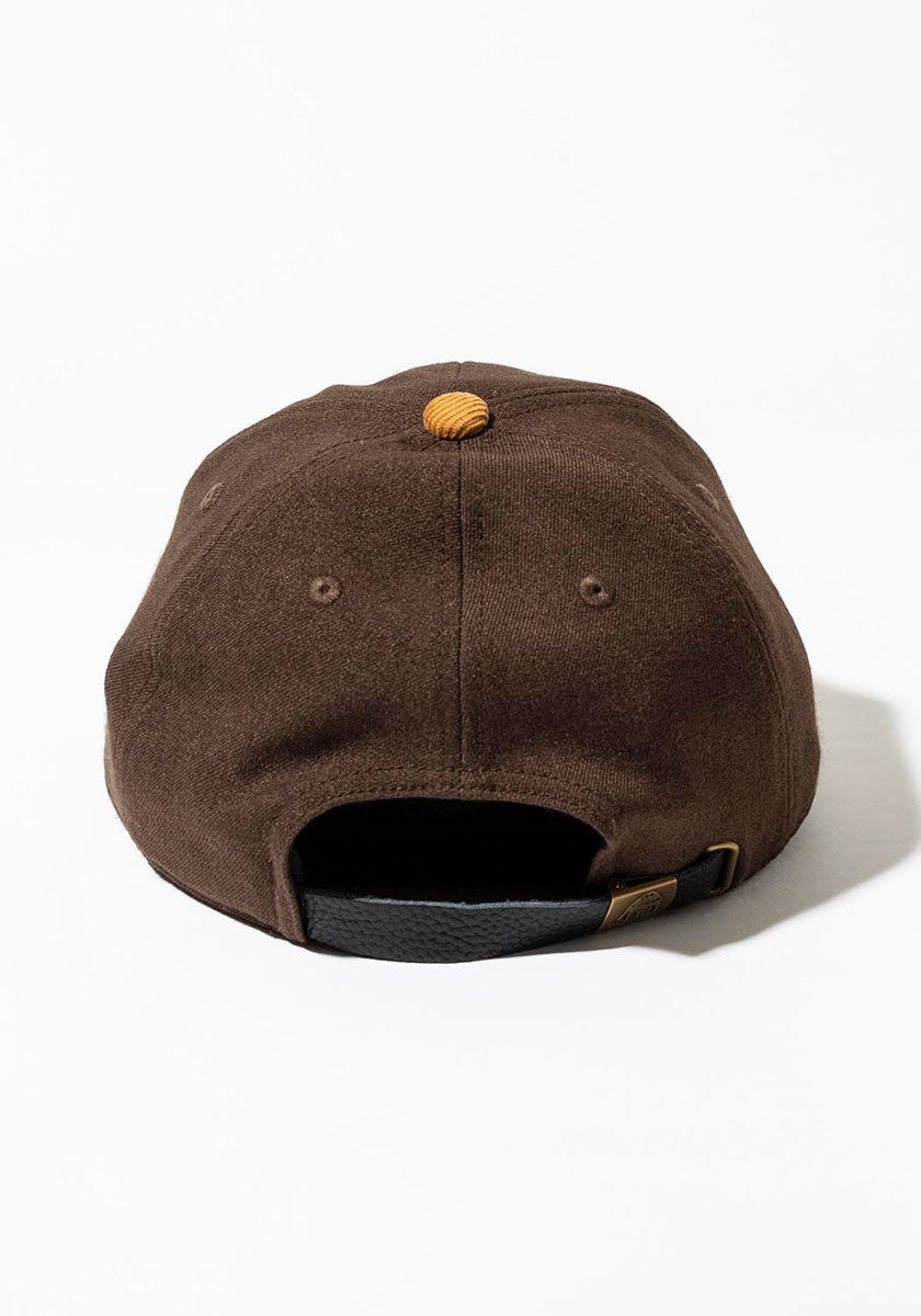 TACOMA FUJI RECORDS  | HOT DOG VNTG LOGO CAP designed by Hiroshi Iguchi [BROWN x BROWN]