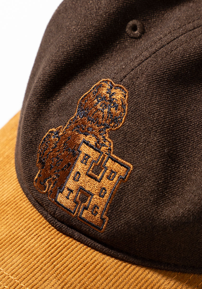 TACOMA FUJI RECORDS  | HOT DOG VNTG LOGO CAP designed by Hiroshi Iguchi [BROWN x BROWN]