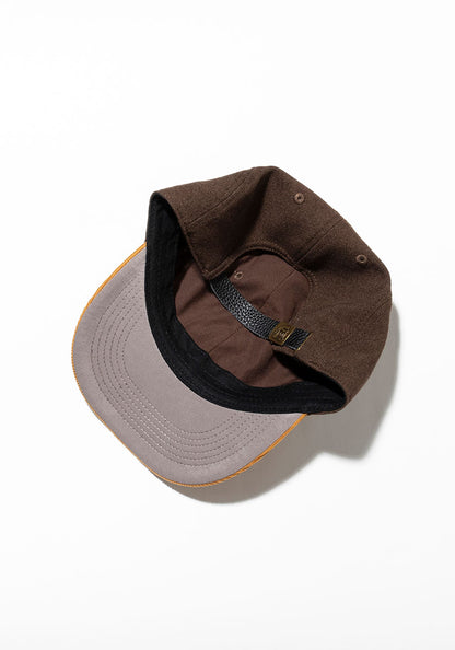 TACOMA FUJI RECORDS  | HOT DOG VNTG LOGO CAP designed by Hiroshi Iguchi [BROWN x BROWN]