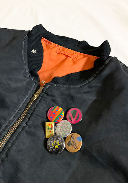 VOO ヴォー | MA-1 feat. LIF サイズ：KING(L-XL中間) カラー：BLACK