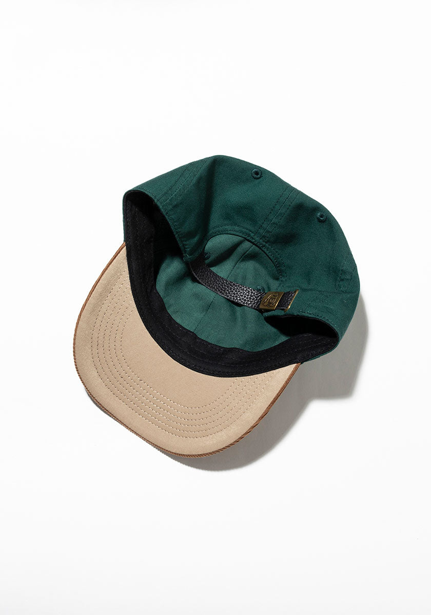 TACOMA FUJI RECORDS  | FOOT OF THE MOUNTAIN ALE LOGO CAP designed by Jerry UKAI [GREEN x BROWN]