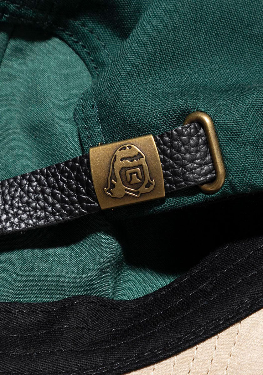 TACOMA FUJI RECORDS  | FOOT OF THE MOUNTAIN ALE LOGO CAP designed by Jerry UKAI [GREEN x BROWN]